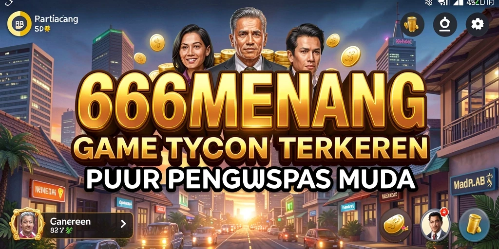 Screenshot gameplay <strong>666MENANG</strong> menampilkan keseruan simulasi bisnis.