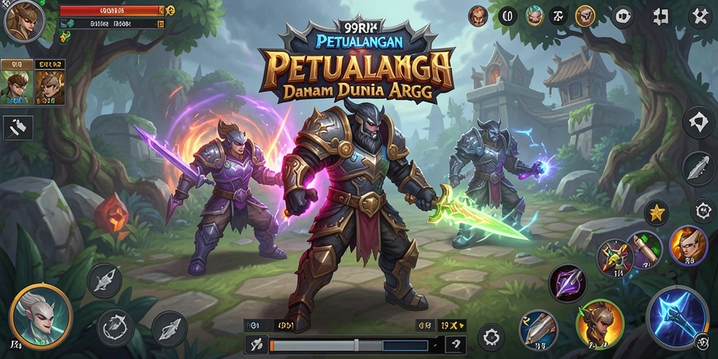 Screenshot gameplay <strong>99RP</strong> menunjukkan aksi pertempuran yang intens dan grafis yang menakjubkan.