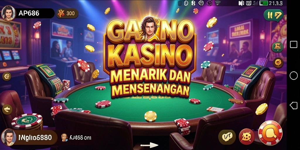 Tampilan gameplay AP686 yang penuh aksi dan keseruan Kasino.