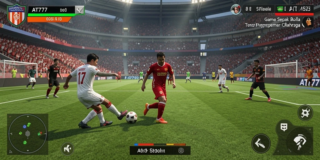 Gameplay <strong>AT777</strong> dengan aksi sepak bola yang mendebarkan.
