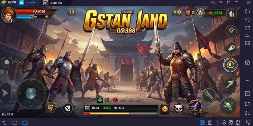 Tampilan gameplay GG368 menampilkan serangan musuh yang intens dan strategi pertahanan yang brilian.