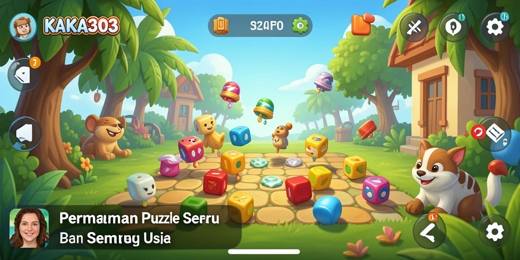 Screenshot gameplay KAKA303 menampilkan tantangan seru dalam permainan Puzzle.