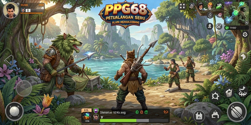 Screenshot gameplay PGG68 menampilkan aksi seru dalam dunia petualangan.