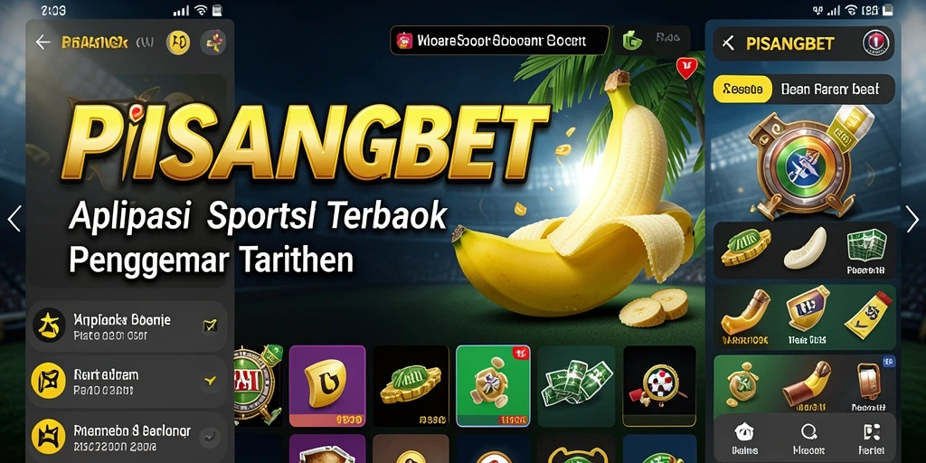 Tampilan interface PISANGBET yang memudahkan taruhan olahraga.
