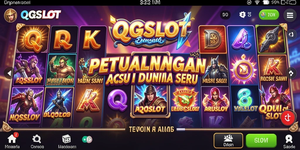 Tampilan gameplay menarik dari QQSLOT dengan aksi seru.