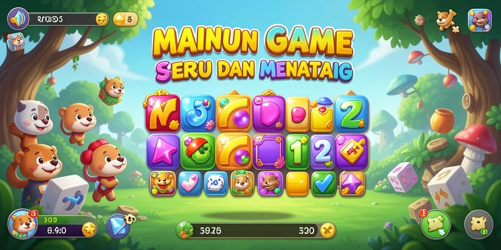 Screenshot gameplay RATU303 dengan aksi Match-3 yang dinamis.