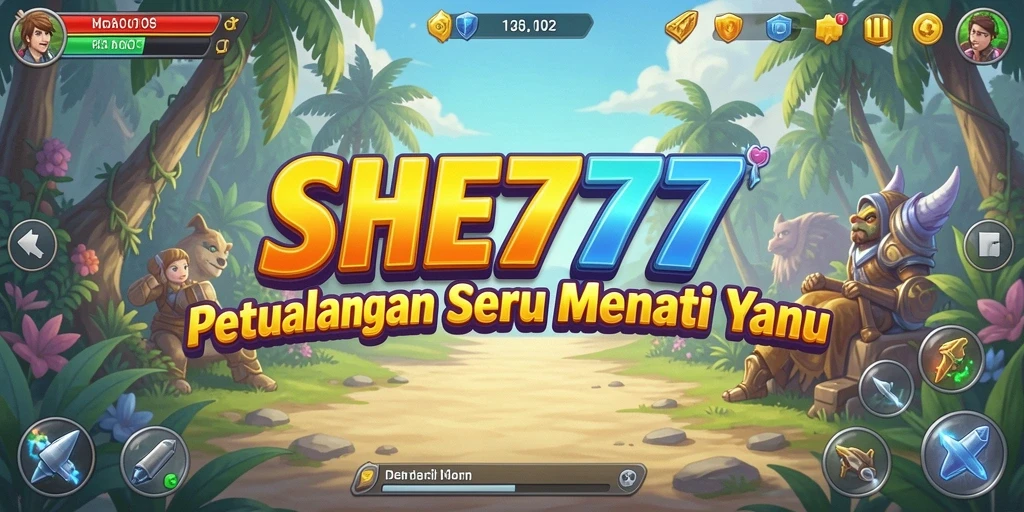 Tampilan gameplay SHE777 yang memukau dan penuh aksi petualangan.