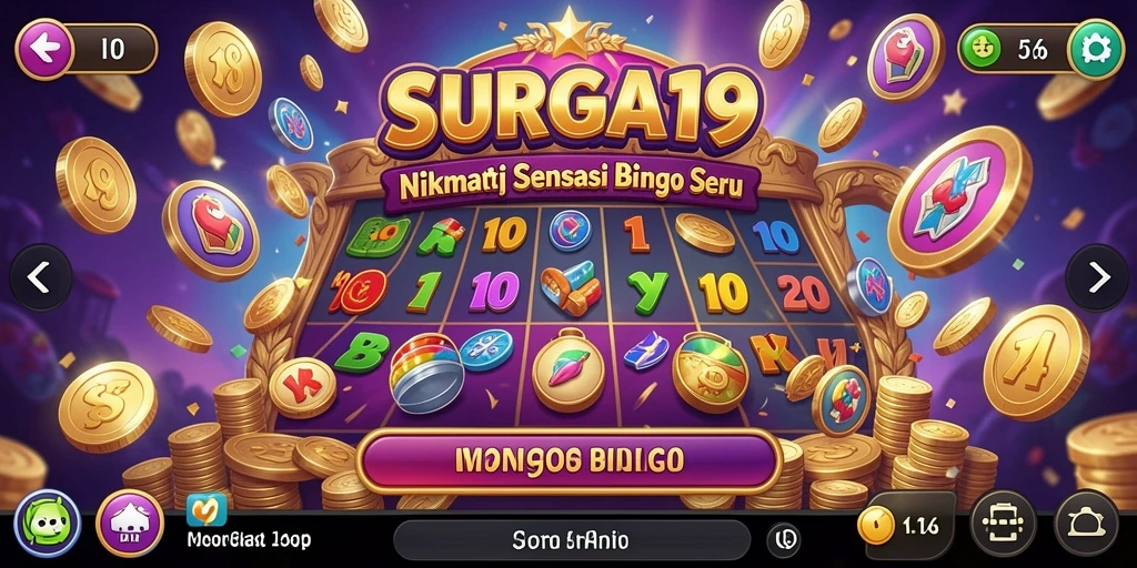 Screenshot gameplay menarik di SURGA19 yang menunjukkan keseruan Bingo.