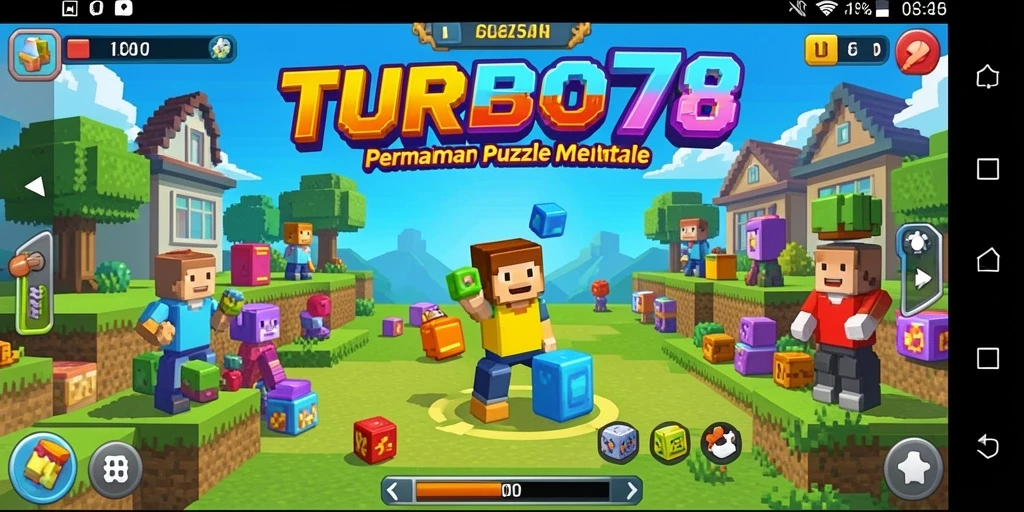 Tampilan gameplay TURBO78 yang menarik dengan berbagai teka-teki menantang.